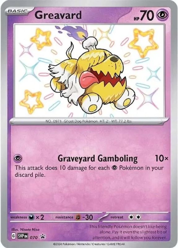 Greavard #70 | Pokemon Promo