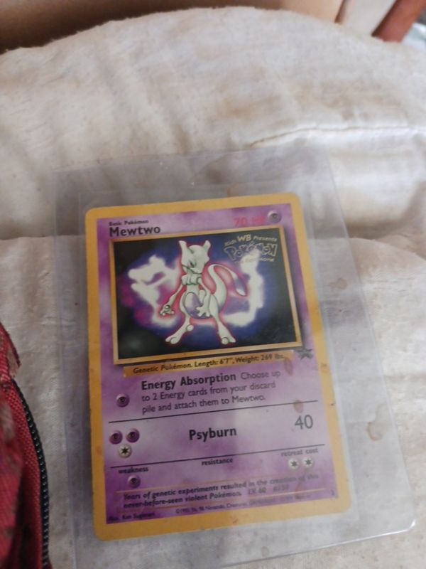 Mewtwo Black Star Promo 3 WOTC 1999 WB ‘The First Movie’ Stamp NM