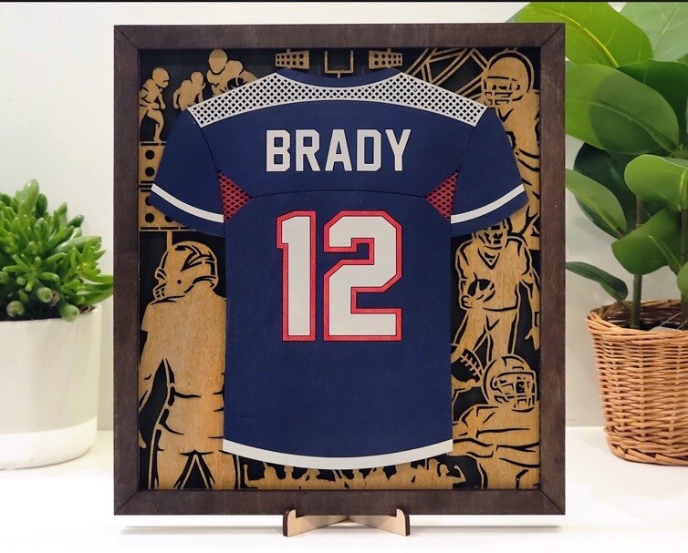 Personalized Jersey Framed