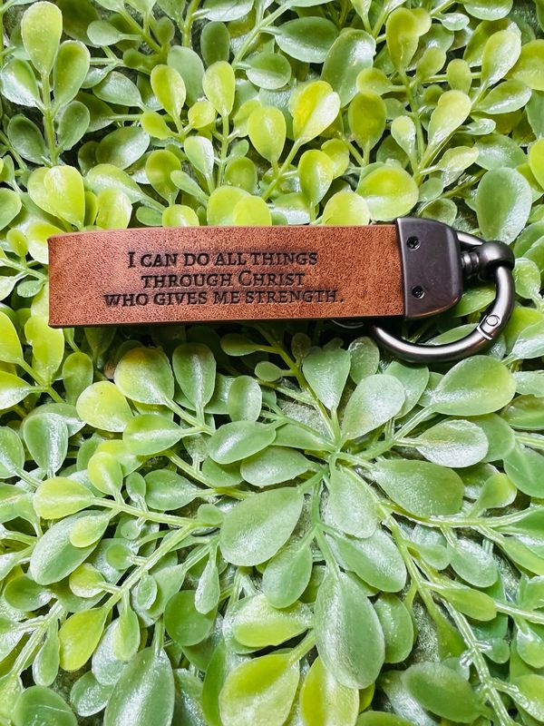 Leather Keychain