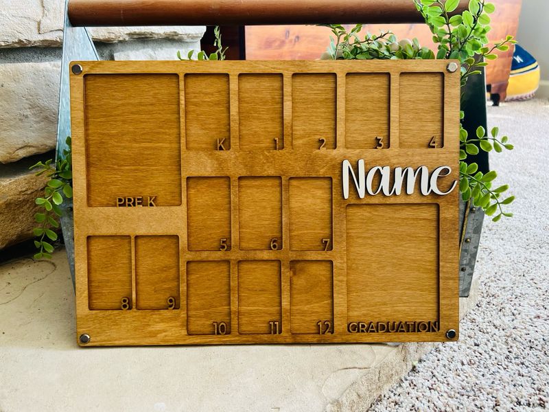 School Years Photos Frame