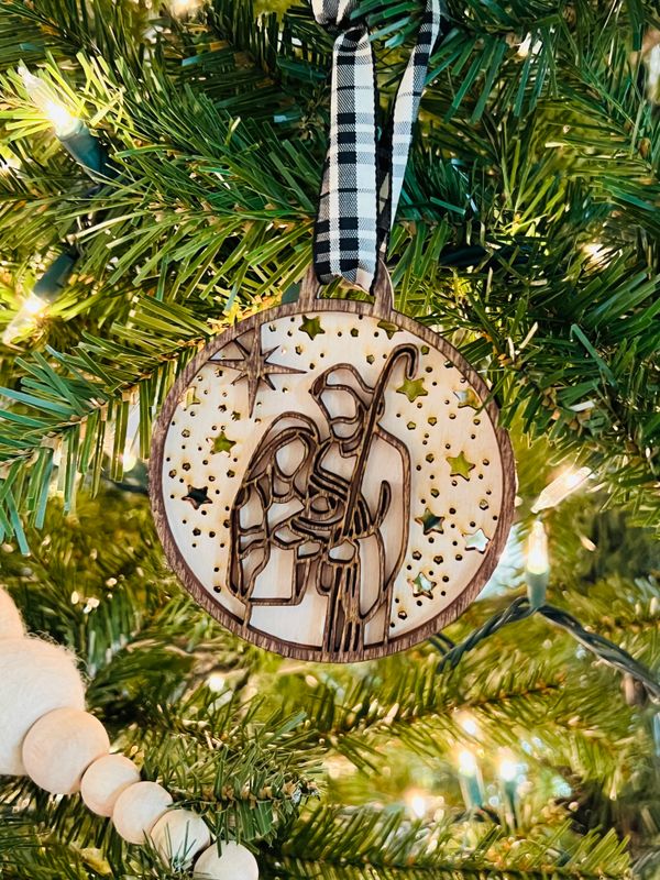 Holy Family Ornament