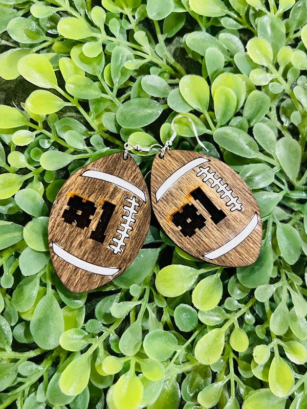 Football Earrings