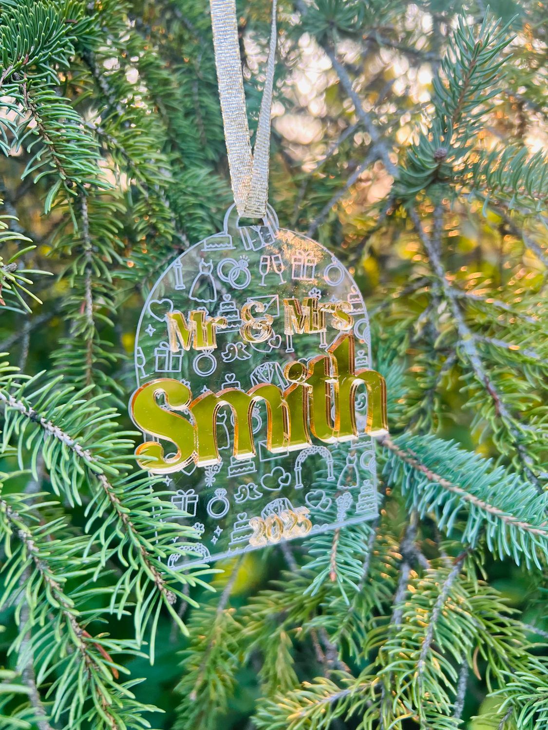 Wedding Ornament 2025