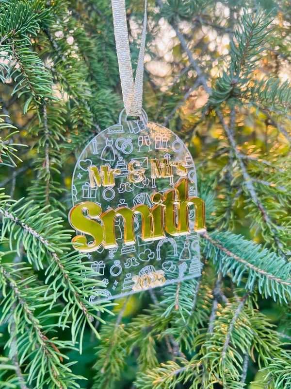 Wedding Ornament 2025