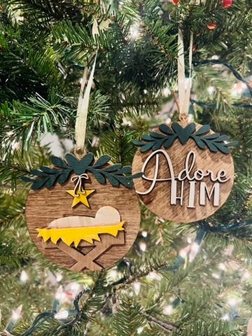 Adore Him Ornament Set