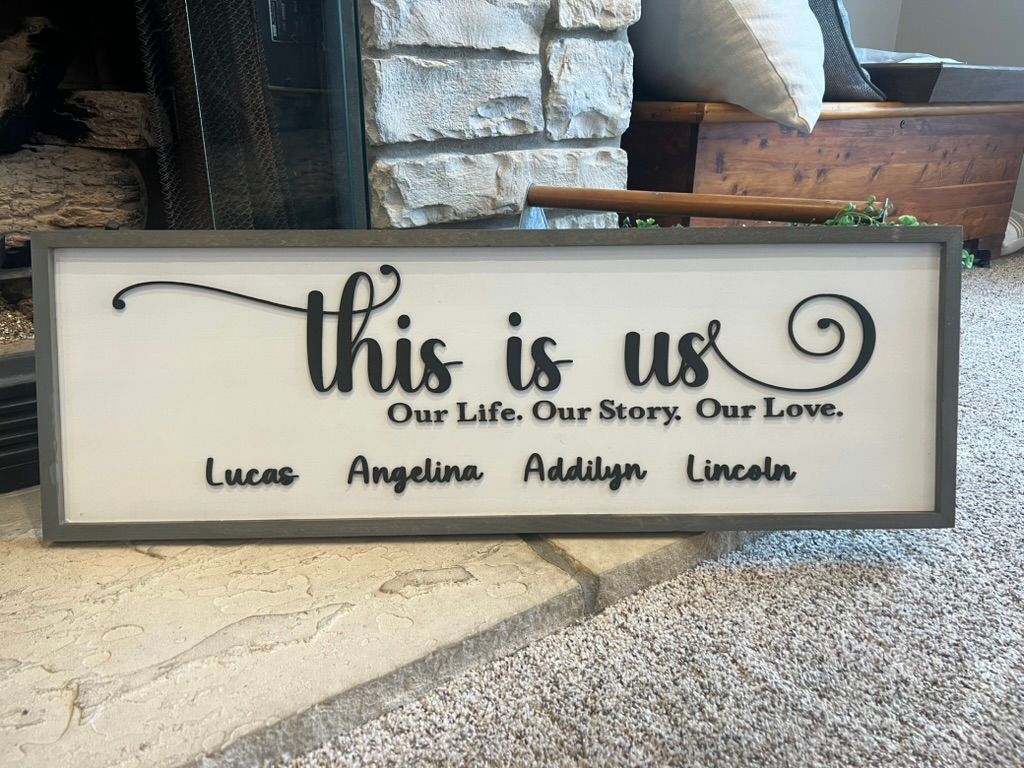 This is Us Sign