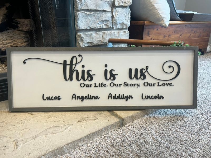 This is Us Sign