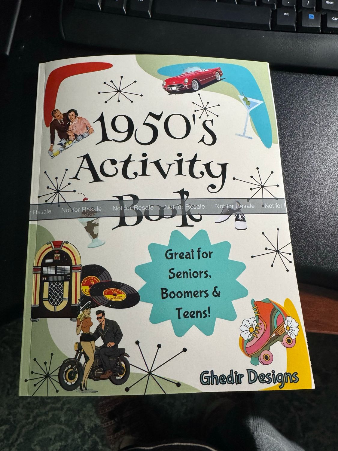 1950's Activity &amp; Puzzle Book: Nostalgic Retro 50's Crosswords, Word Search, Trivia Match Up &amp;, Coloring Pages | 8.5 X11 inches |102 pages | Great for Road Trips, Gifts and Leisure Time