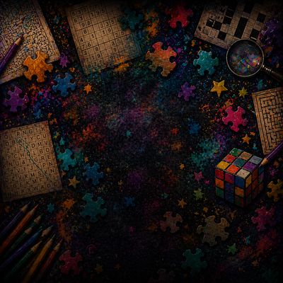 Activity and Puzzle Books (Adults and Kids)