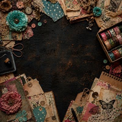 Crafting, Junk Journal and Scrapbooking Books