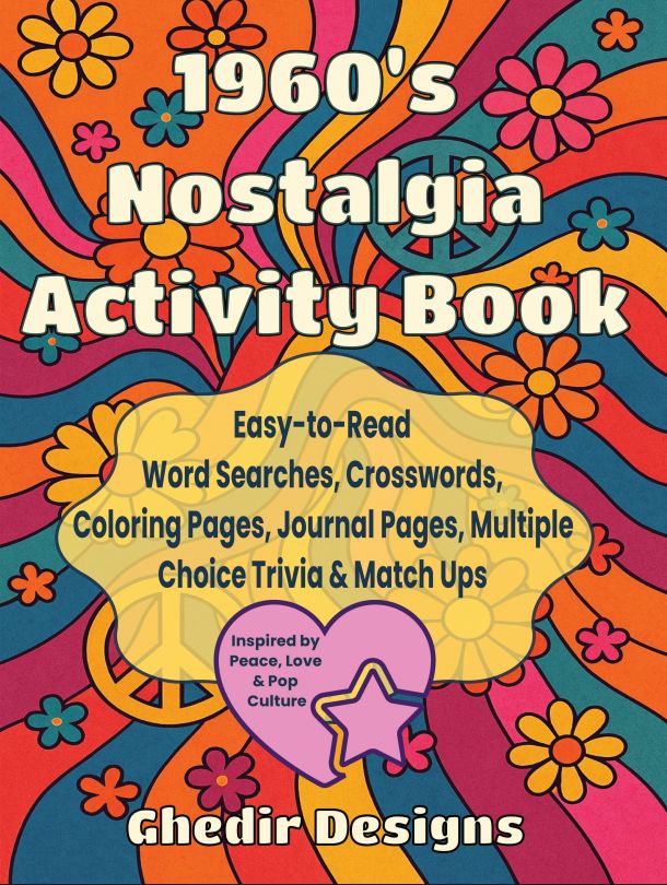 1960's Nostalgia Activity Book