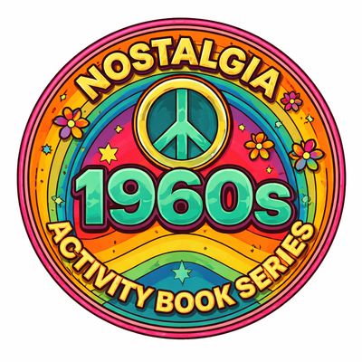 1960's Nostalgia Activity Book: Easy-to-Read Word Searches, Crosswords, Coloring Pages, Journal Pages, Multiple Choice Trivia &amp; Match Ups
