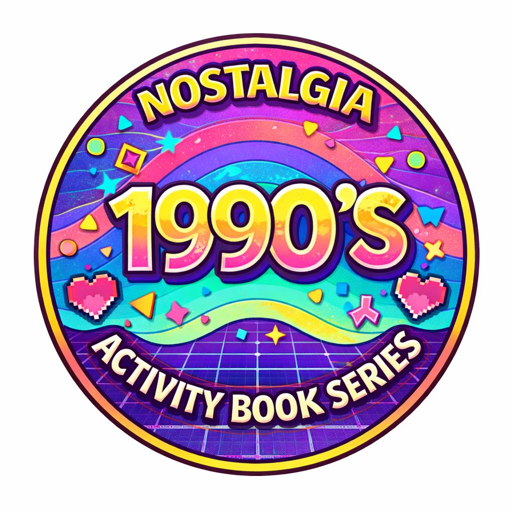 Downloadable Puzzle Pack: 1990s Nostalgia Activity &amp; Puzzle Book For Adults