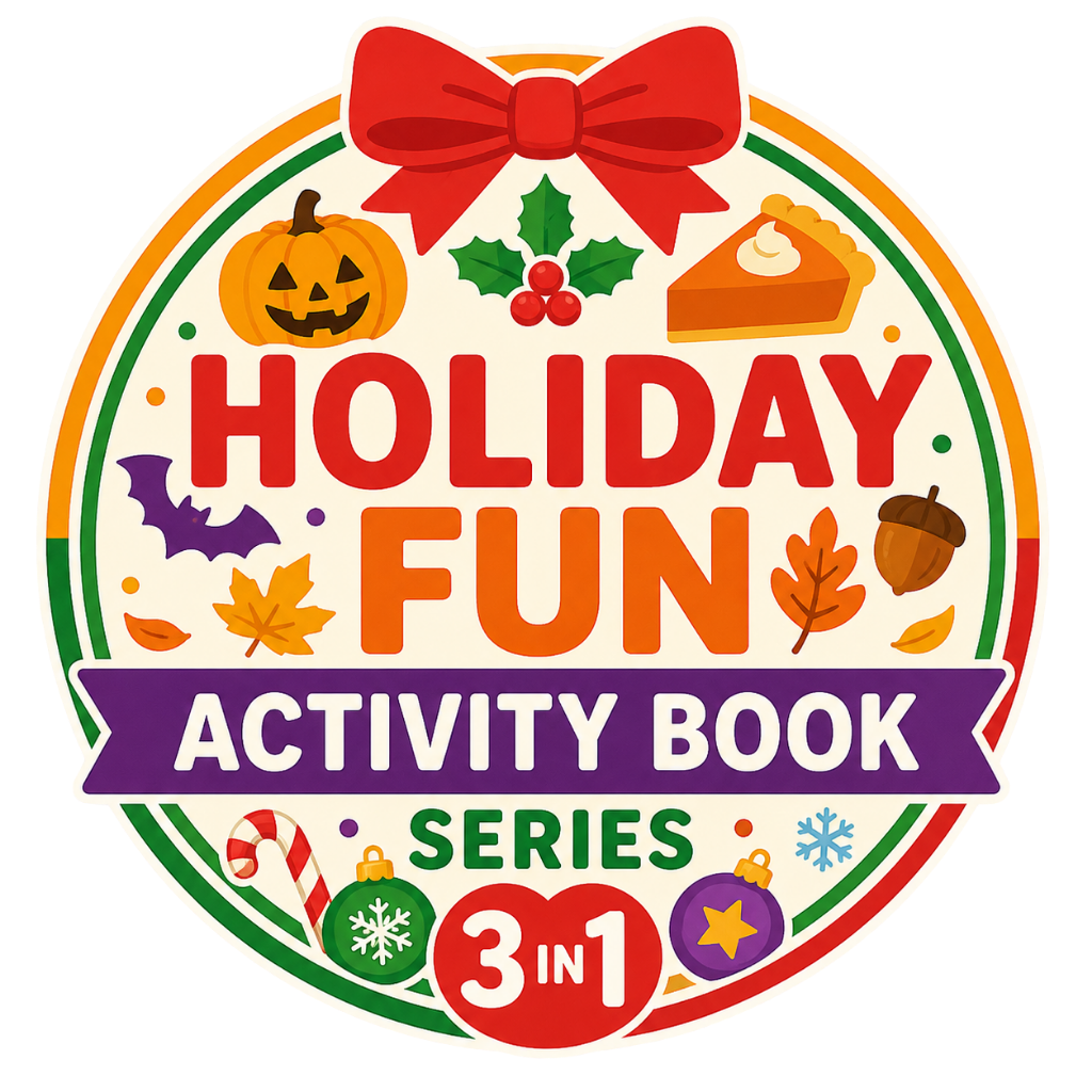 Holiday Fun Mega Activity Book for Kids Ages 6–12