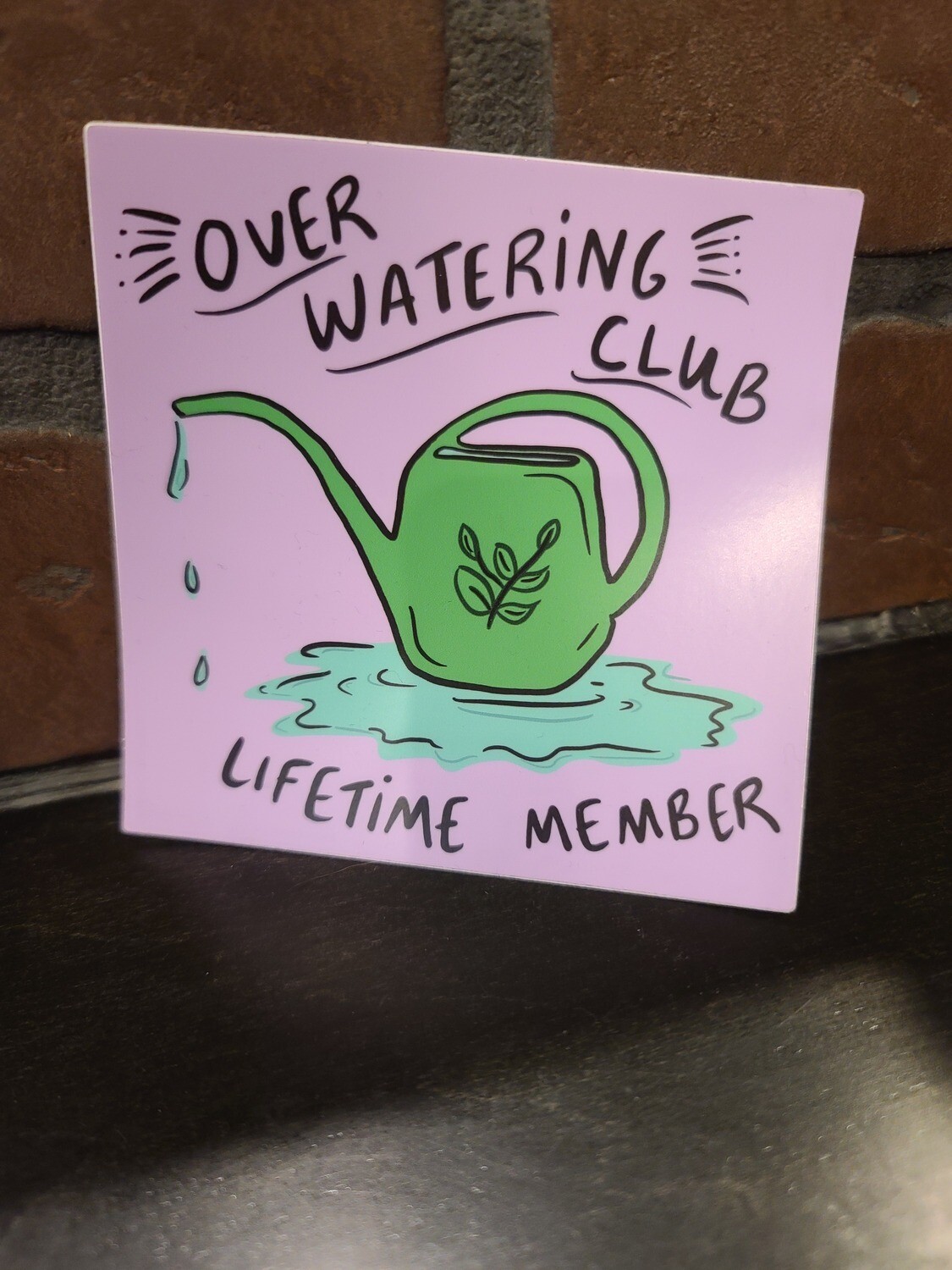 Over Water Club Sticker