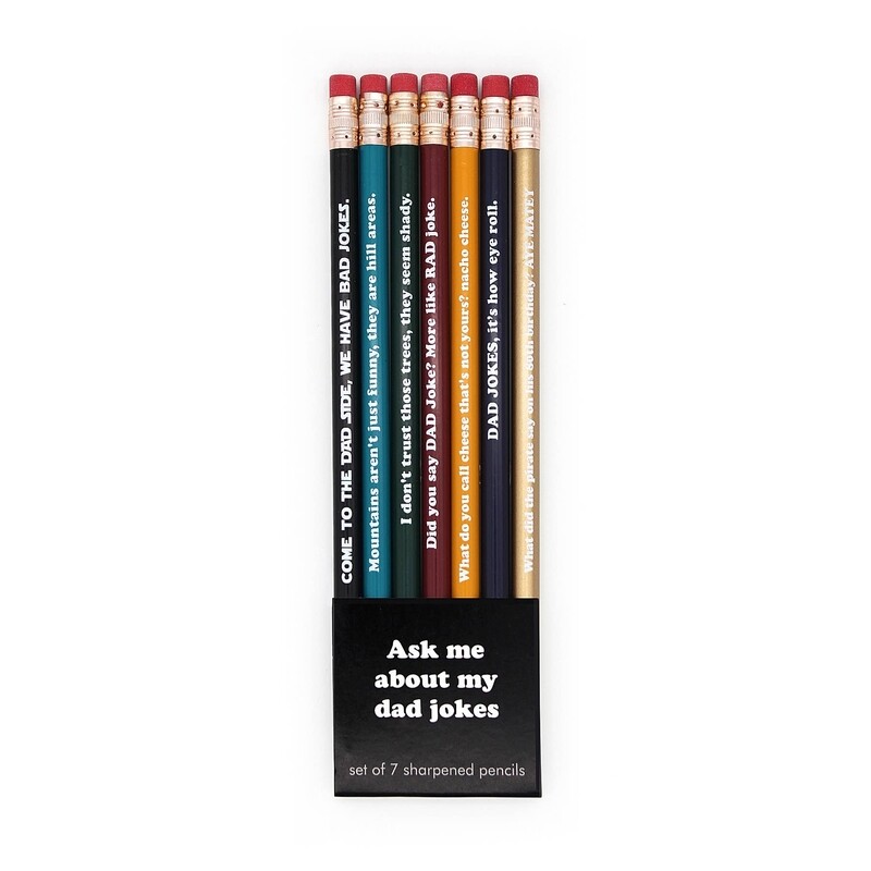 "Ask Me About My Dad Jokes "Pencil Set