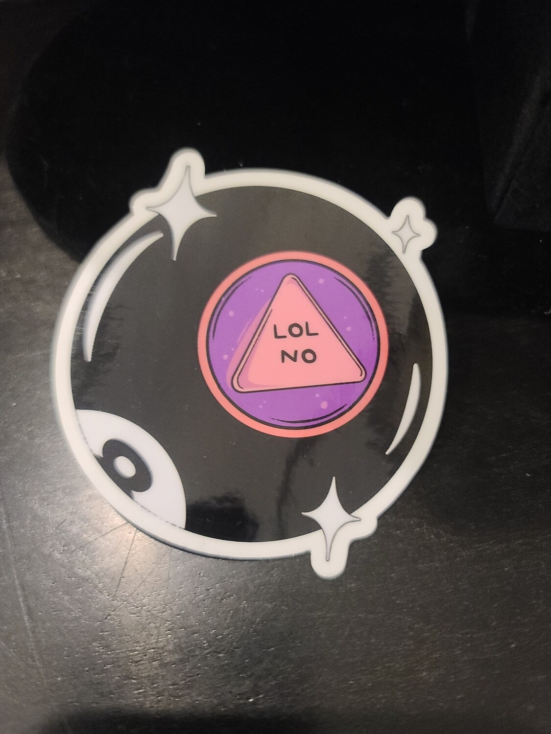 8 Ball Of Misfortune- Lol, No Sticker