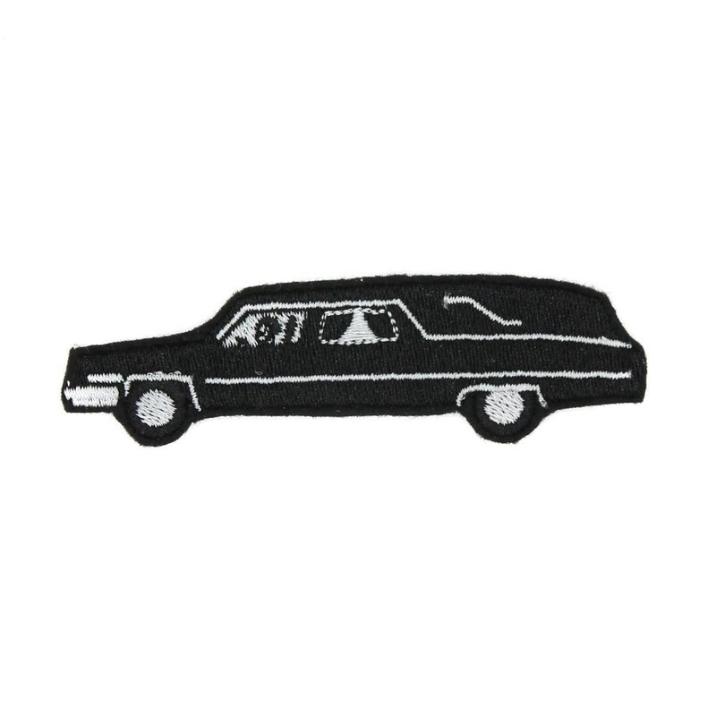 Hearse Car Embroidered Patch