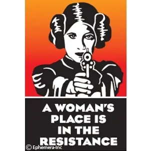 A Woman's Place Is In The Resistance Magnet