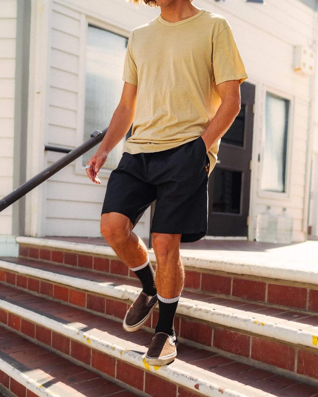 Workwear Chino Shorts Black