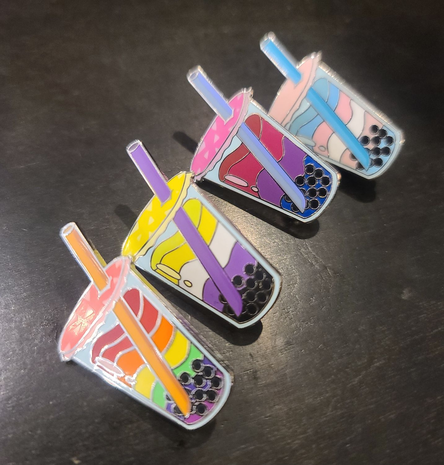 Boba Pride Tea Pin