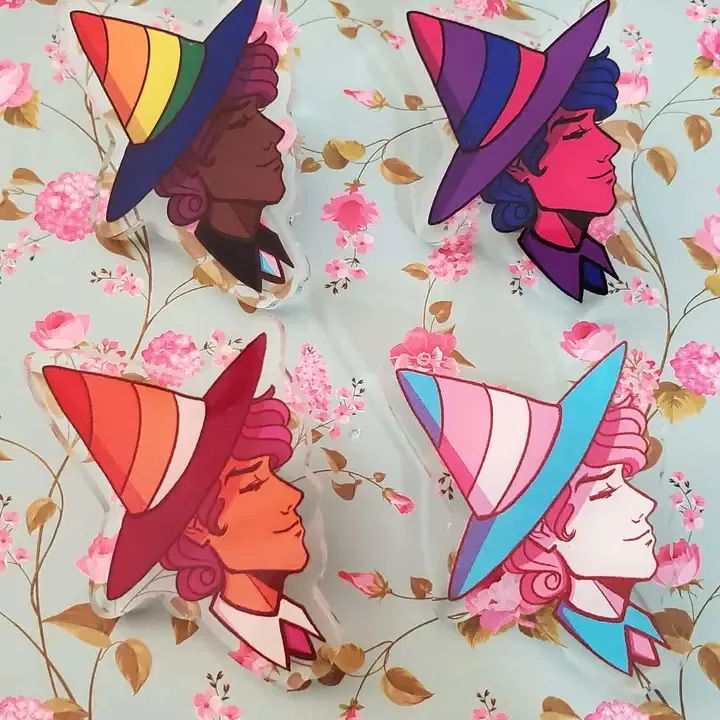 Pride Witch Pin Masc