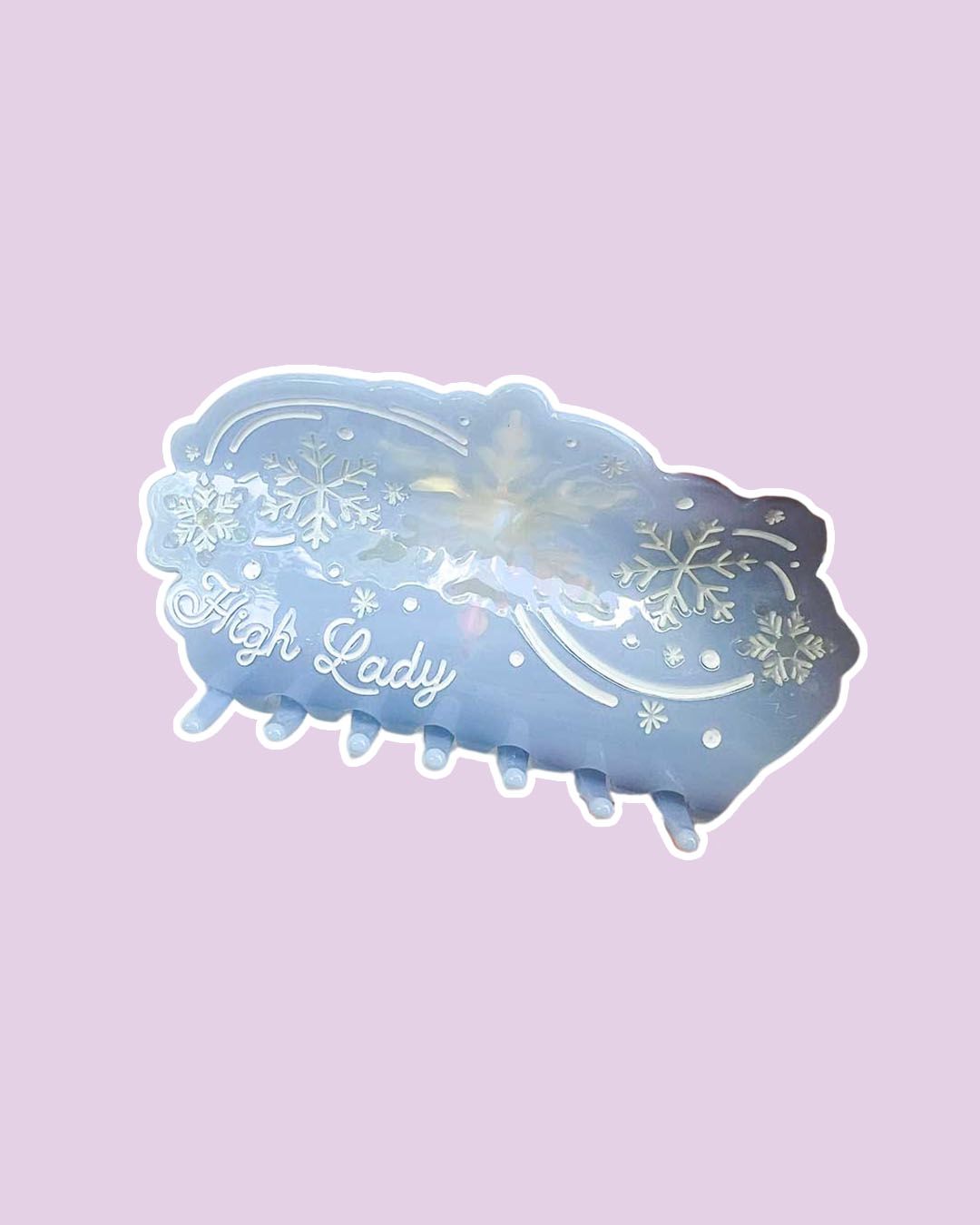 High Lady Of The Winter Court Hair Claw Clip