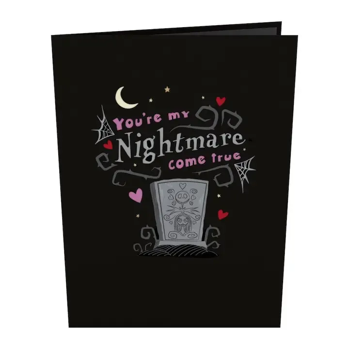 My Nightmare Come True Pop Up Card