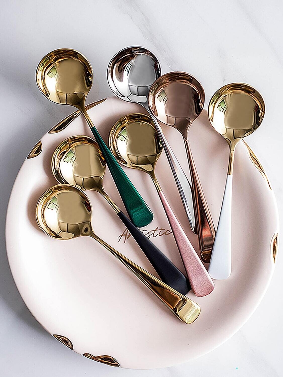 Stainless steel spoon