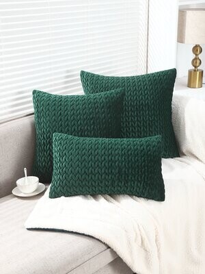 1pc Quilted Cushion Cover Without Filler