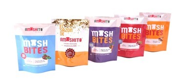 Mosh bites Combo de 5 Mini packs de 25g c/u