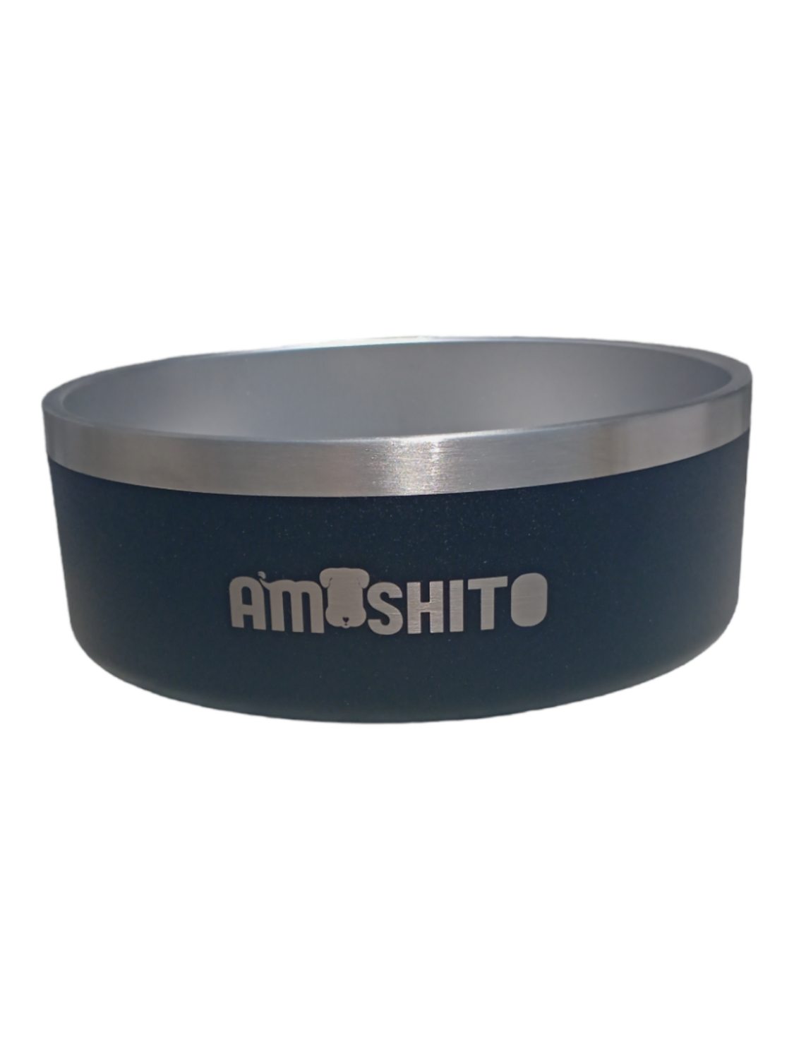 Plato de acero inoxidable con antideslizante de 32onz.