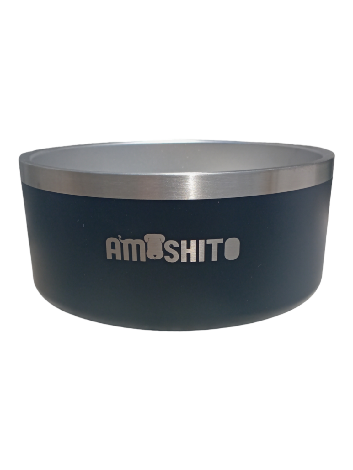 Plato de acero inoxidable con antideslizante 64onz.