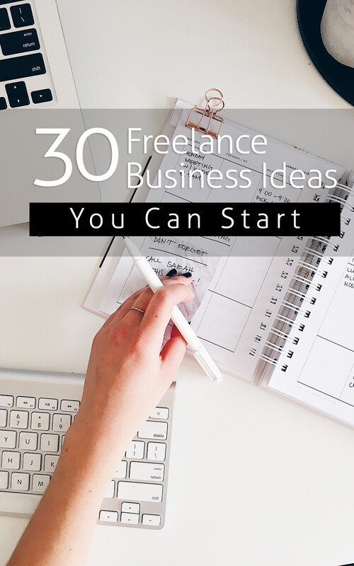 30 Freelance Business You Can Start