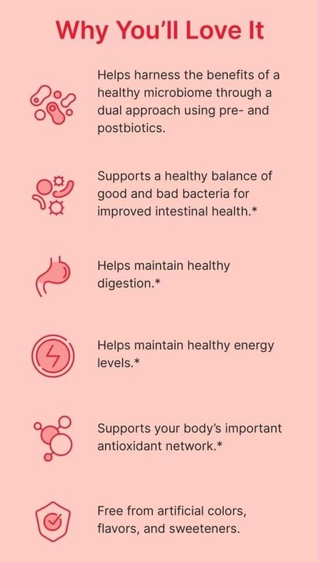 Nu Biome Gut Health Drink (with Caffeine)