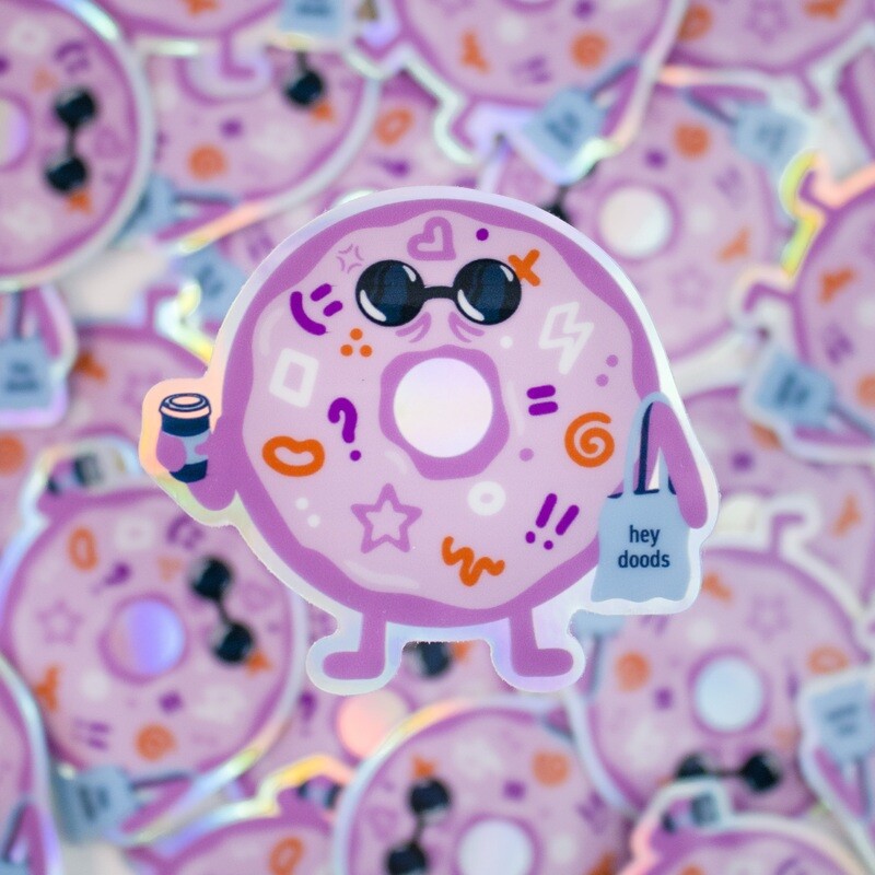 Donut Sticker - Doodle Method Series Donut Sticker - Doodle Method Series