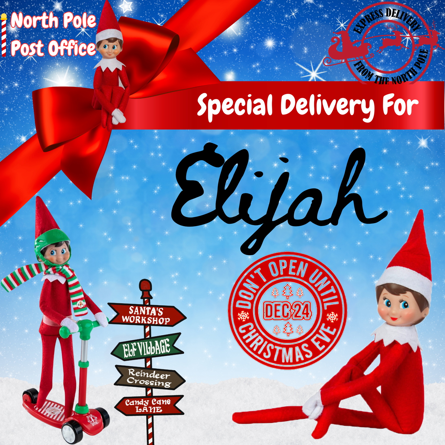 Elf’s Farewell Magical with a Personalized Goodbye Box!