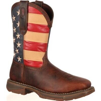 Men's Rebel Steel Toe Flag Pull-On Boot by Durango