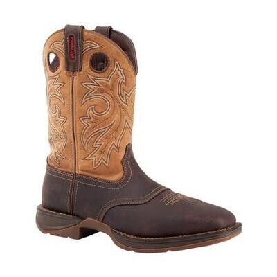 Men's Rebel Toe Waterproof Western Boot by Durango Steel
