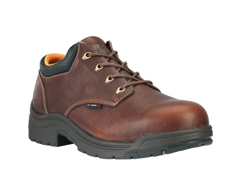 Men's Oxford Safety Toe Dark Brown by Timberland