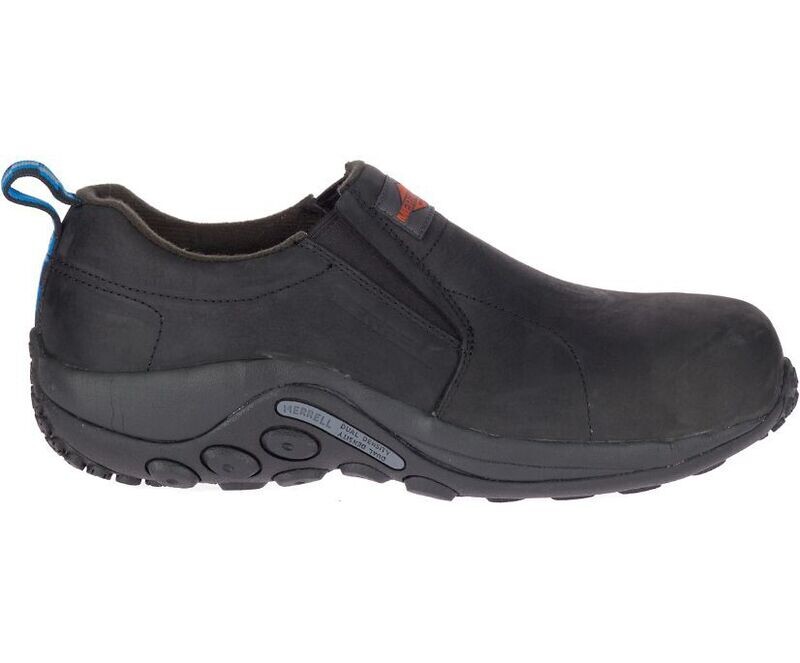 Men's Jungle Moc Leather Composite Toe Work Shoe by Merrell