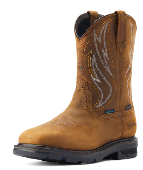 Men's Sierra Shock Shield Waterproof Steel Toe Work Boot by Ariat