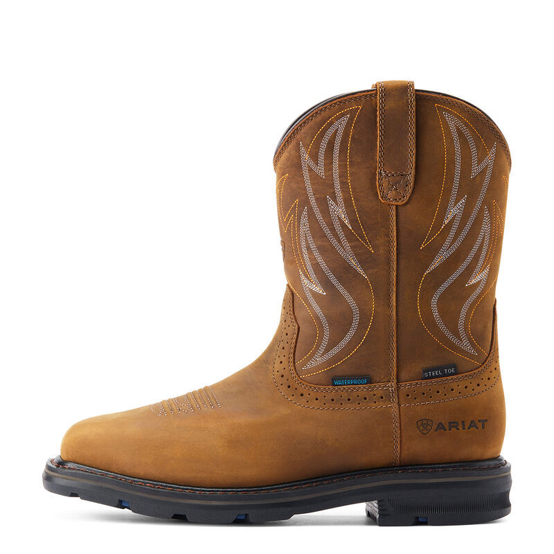 Men's Sierra Shock Shield Waterproof Steel Toe Work Boot by Ariat