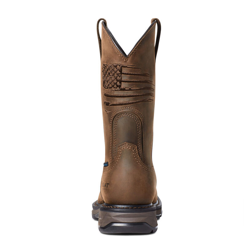 Men's WorkHog XT Patriot Waterproof Carbon Toe Work Boot by Ariat