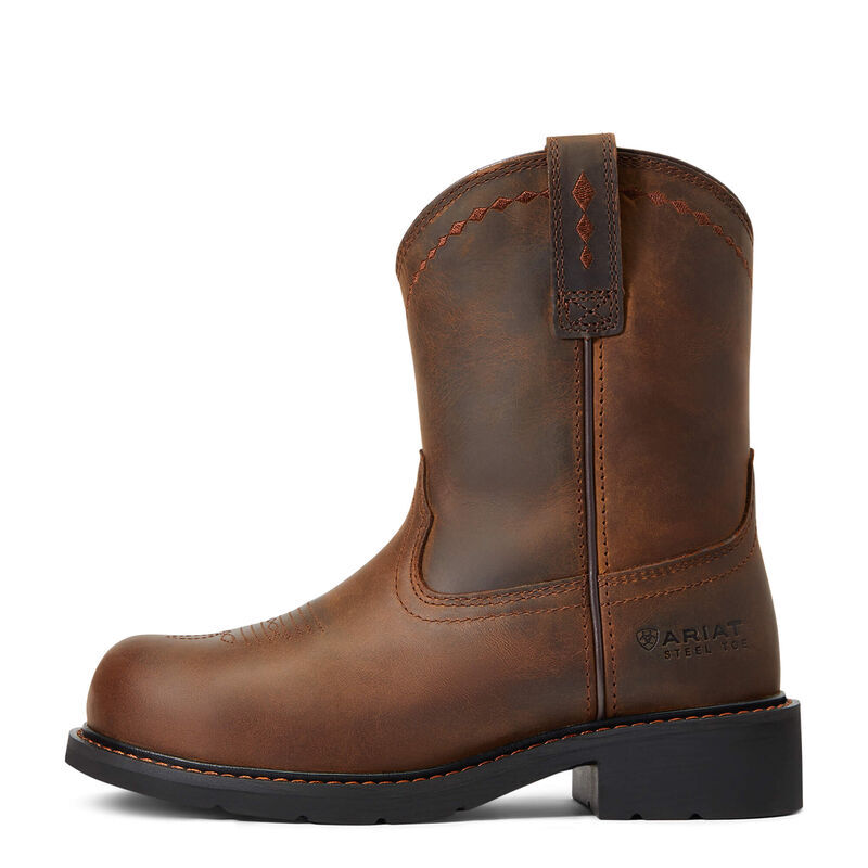 Women's Fatbaby Work Pull -On Steel Toe Work Boot by Ariat