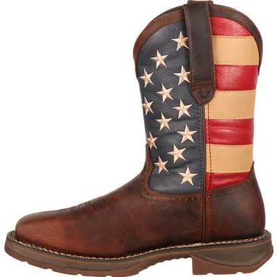 Men's Rebel Steel Toe Flag Pull-On Boot by Durango