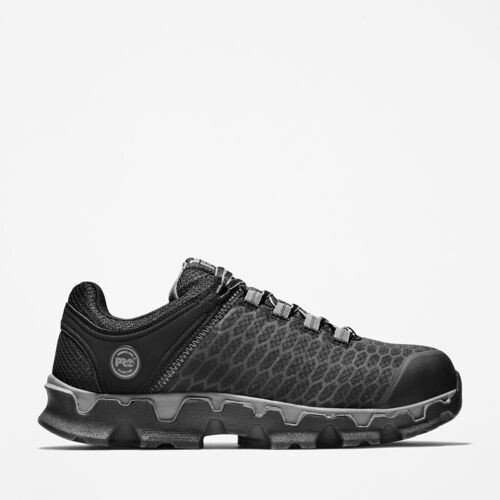 Men's Powertrain Sport Alloy Toe Safety Shoe Black by Timberland