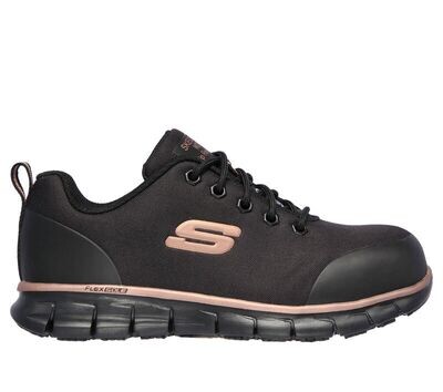 Women's Sure Track Chiton SR Alloy Toe Work Shoe by Skechers