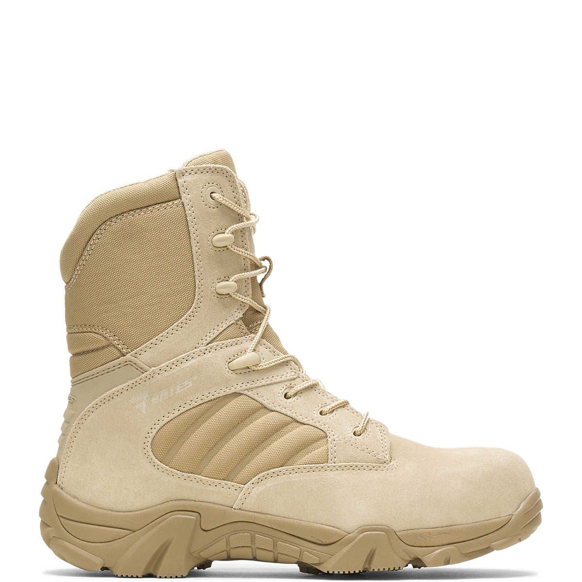 Men's GX-8" Desert Composite Toe Side Zip Boot by Bates